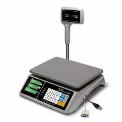 Торговые настольные весы M-ER 328 ACPX TOUCH-M LCD RS232 и USB